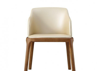 Chair 1x Dining Room Upholstered Chair Armchair Television Lounge Club Textile Seat Leather